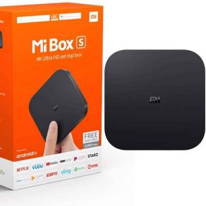 Xiaomi Mi Box S Android TV with Google Assistant Remote Streaming Media Player - Chromecast Built-in - 4K HDR - Wi-Fi - 8 GB - Black